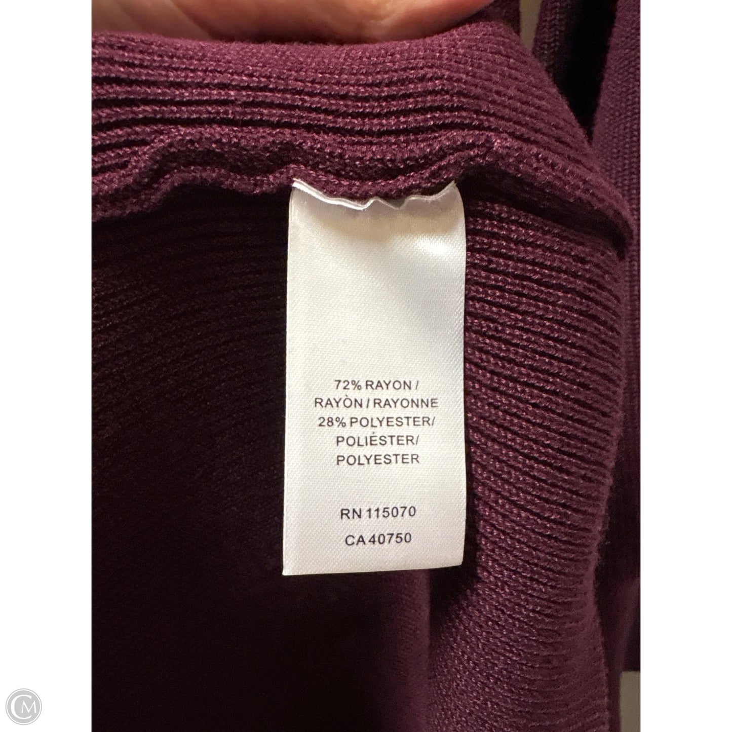 Dress Casual Maxi By Nina Leonard In Purple, Size: Xl