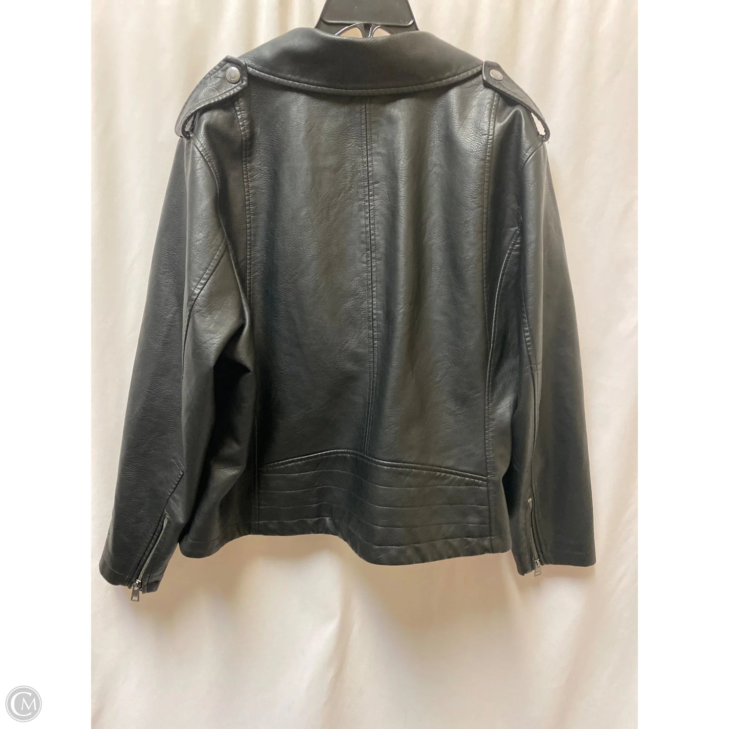 Jacket Leather By Levis In Black, Size: 2x