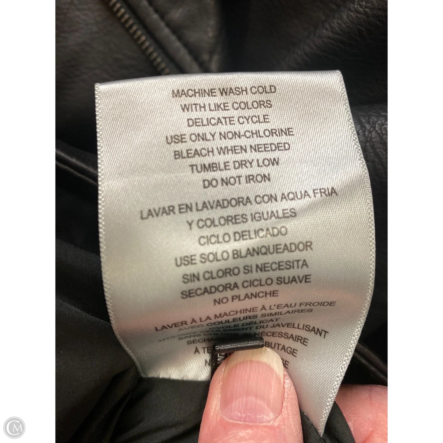 Jacket Leather By Levis In Black, Size: 2x