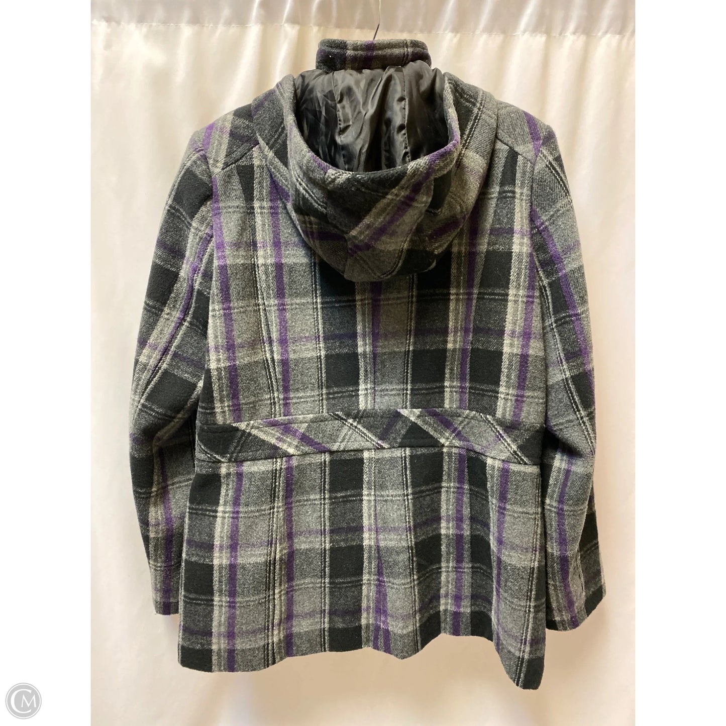 Jacket Faux Fur & Sherpa By Metaphor In Purple, Size: L
