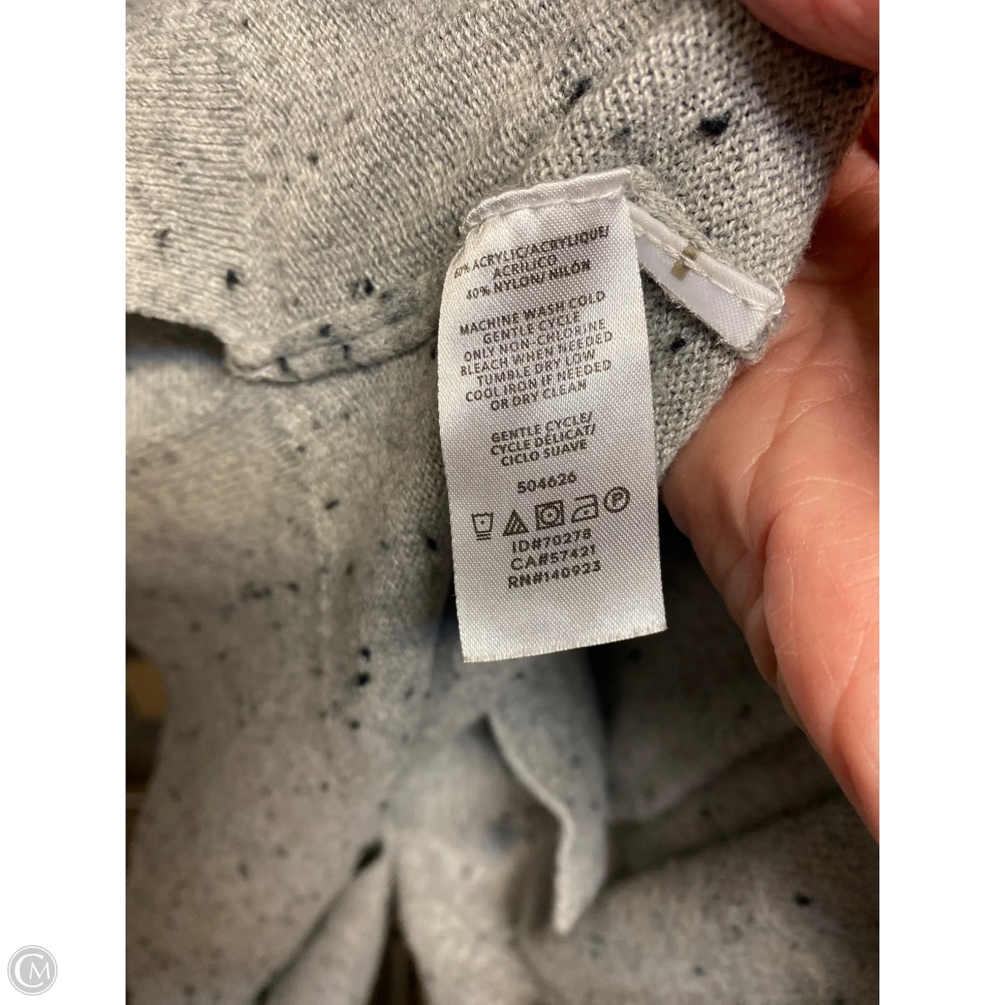 Sweater By Loft In Grey, Size: S