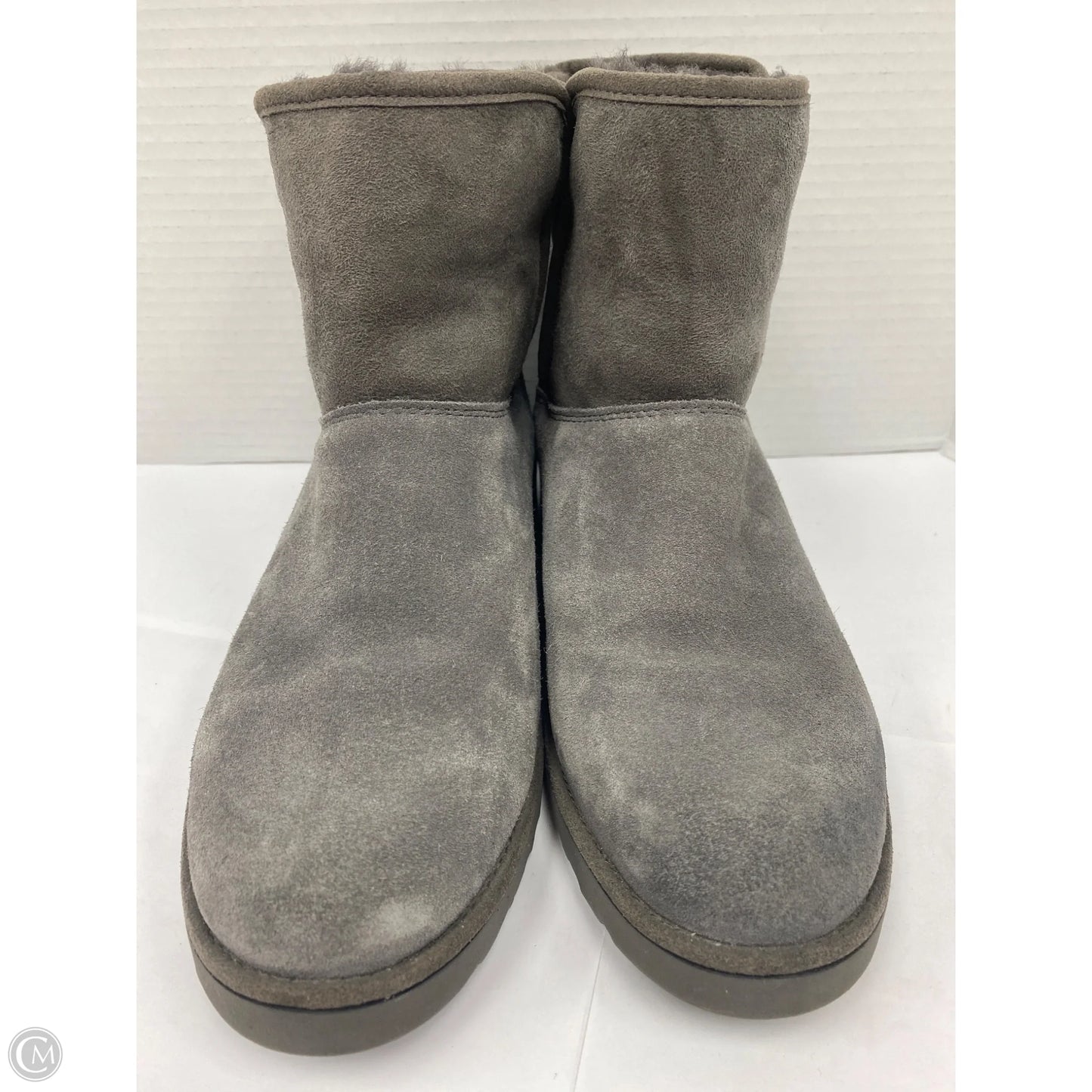 Boots Designer By Ugg In Grey, Size: 8.5