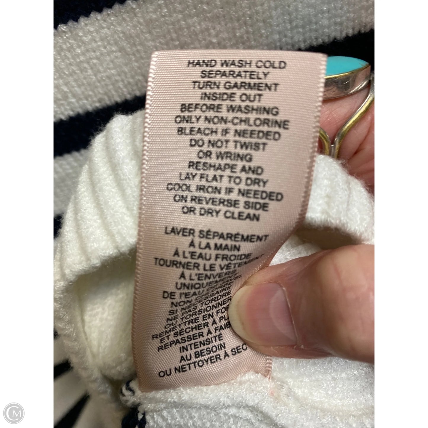 Sweater By Philosophy In White, Size: Sp