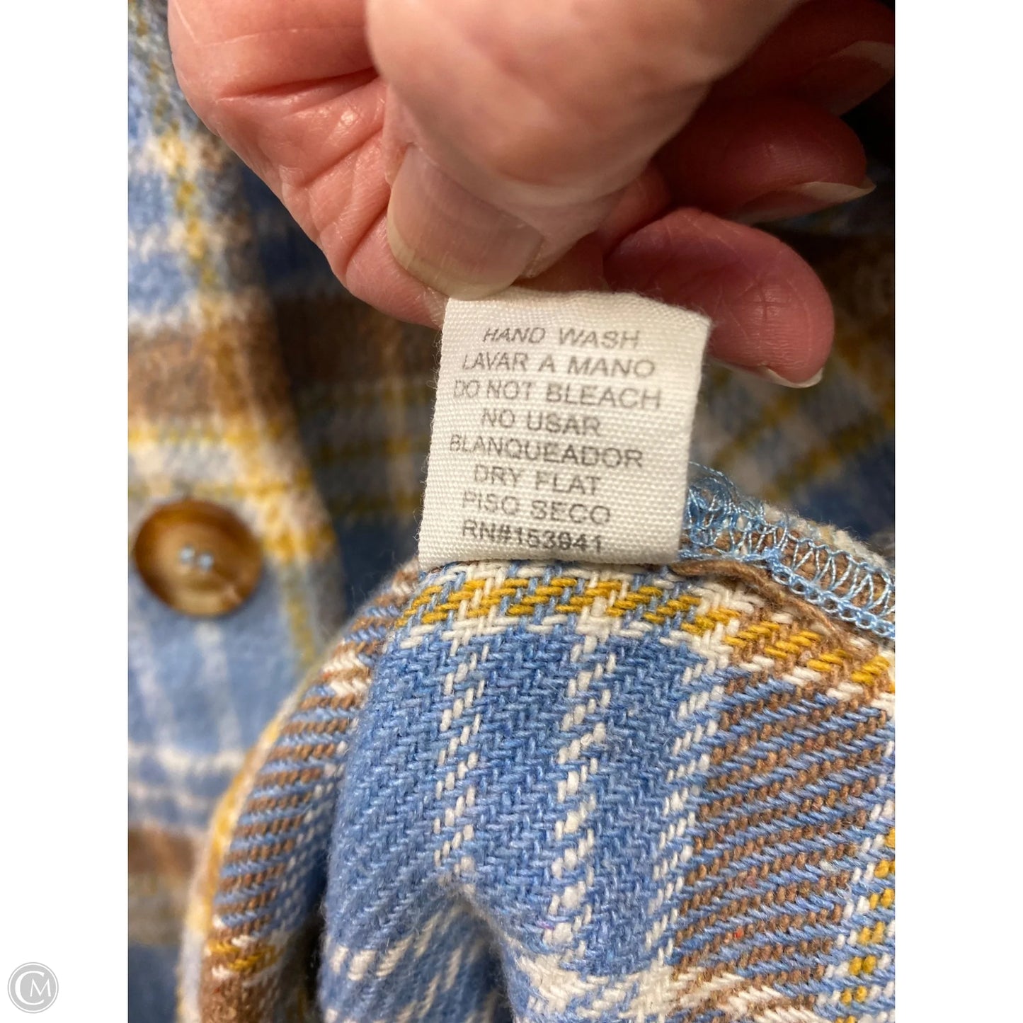 Jacket Other By Timing In Blue, Size: M