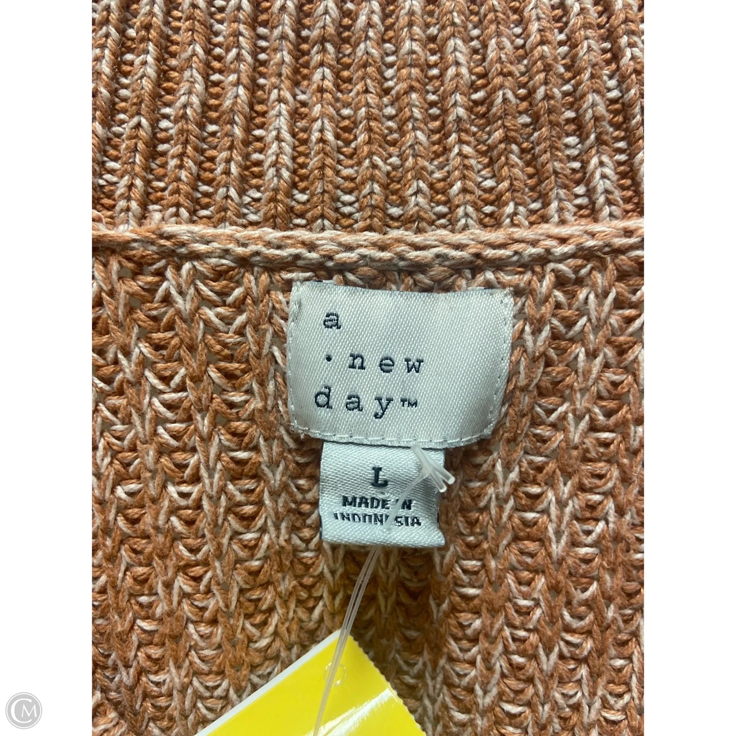 Sweater By A New Day In Orange, Size: L