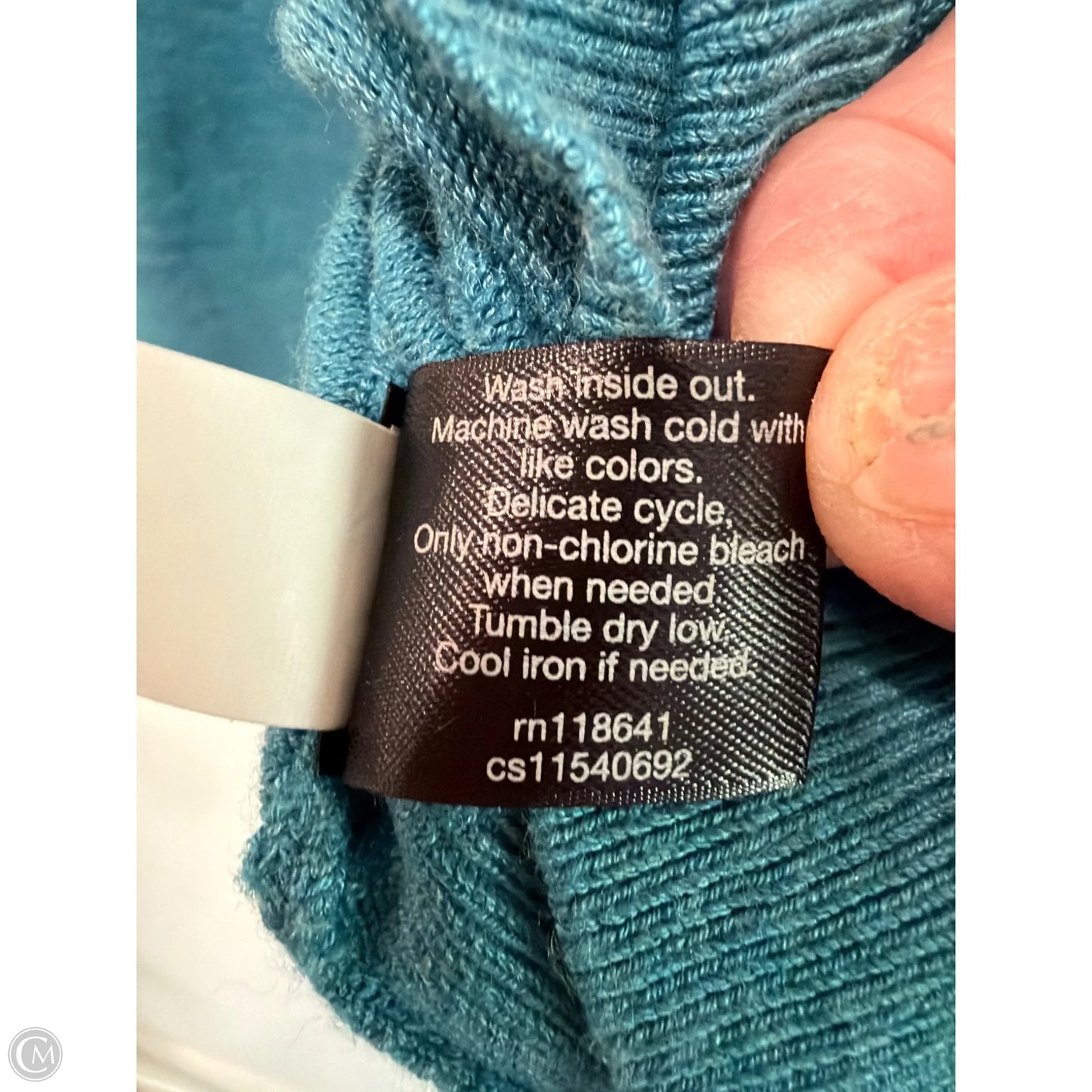Cardigan By Lane Bryant In Teal, Size: Xl