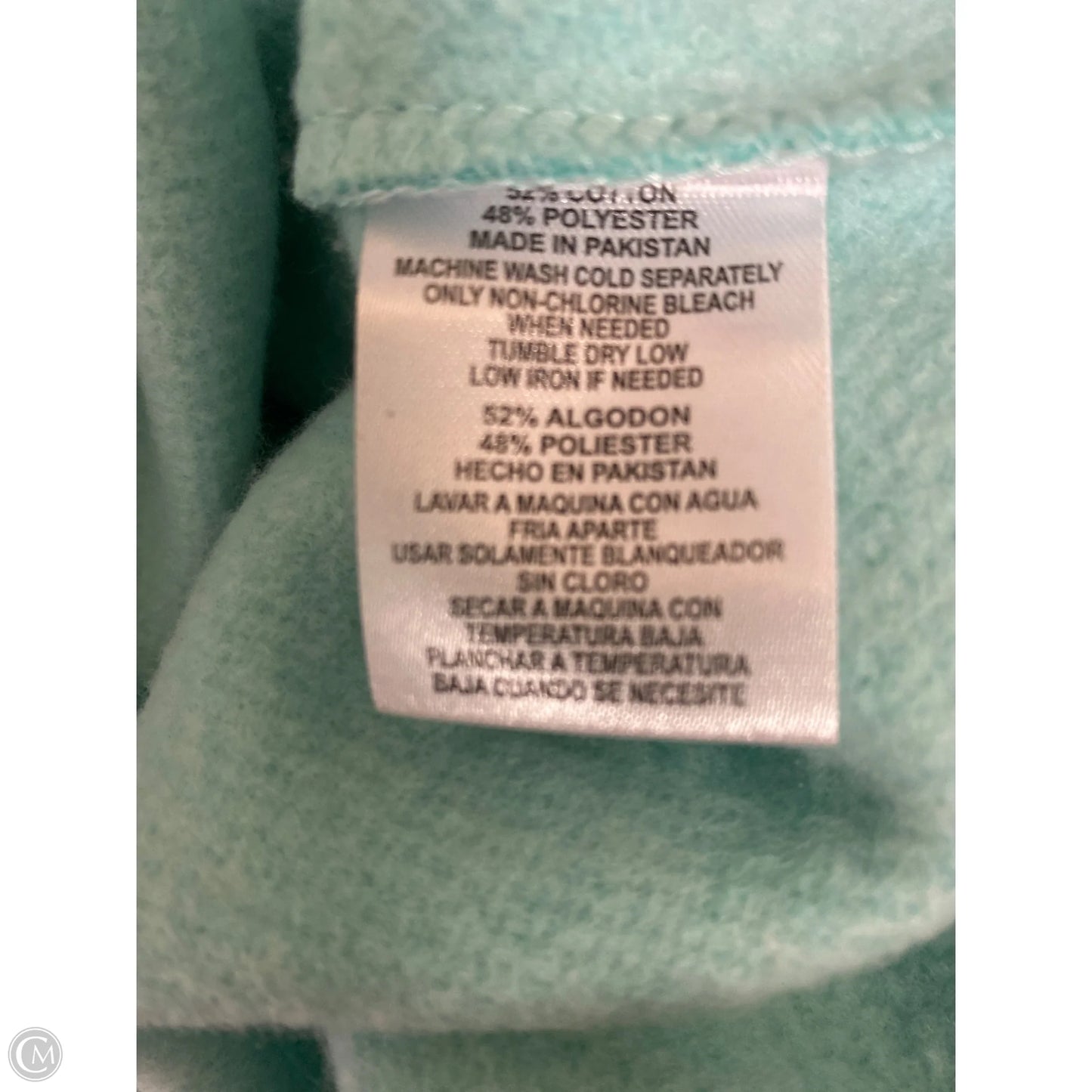 Sweatshirt By Clothes Mentor In Teal, Size: Xl