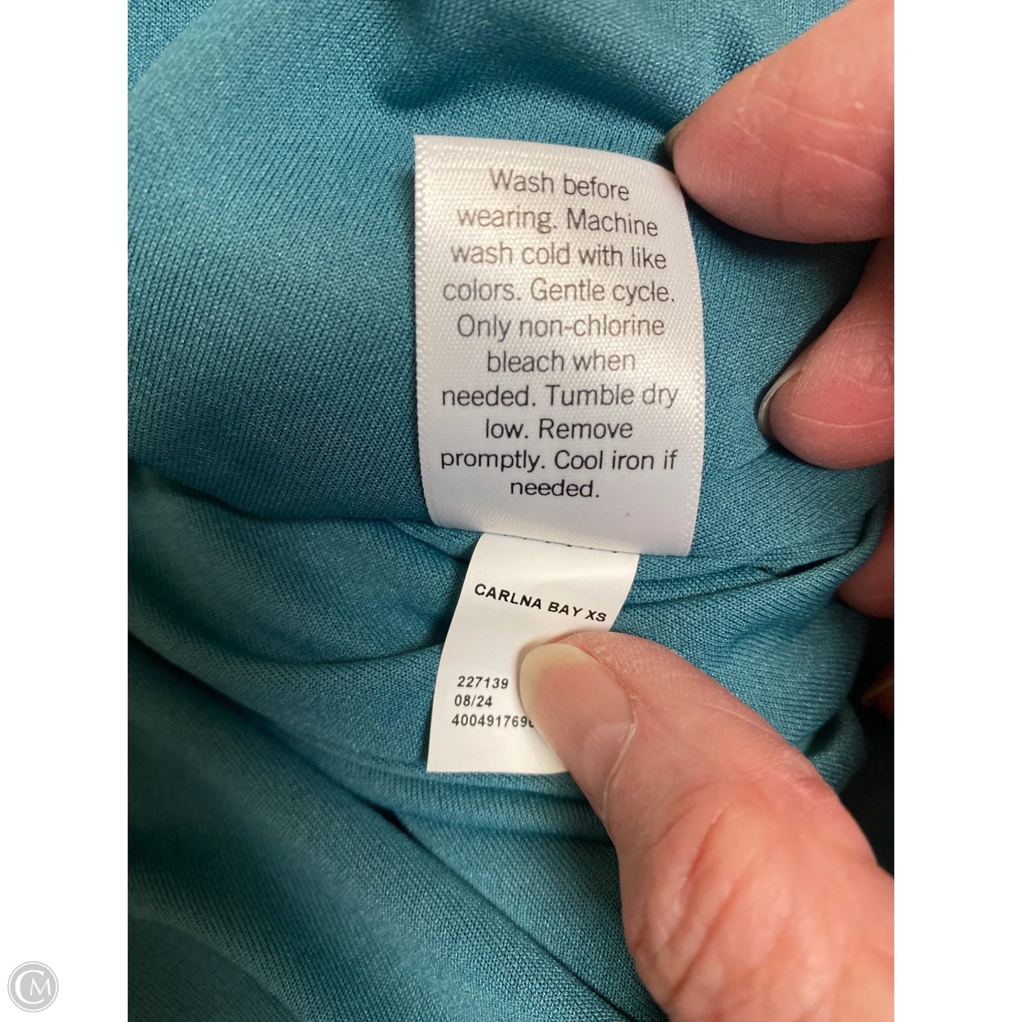 Dress Casual Maxi By Nine West In Teal, Size: Xs