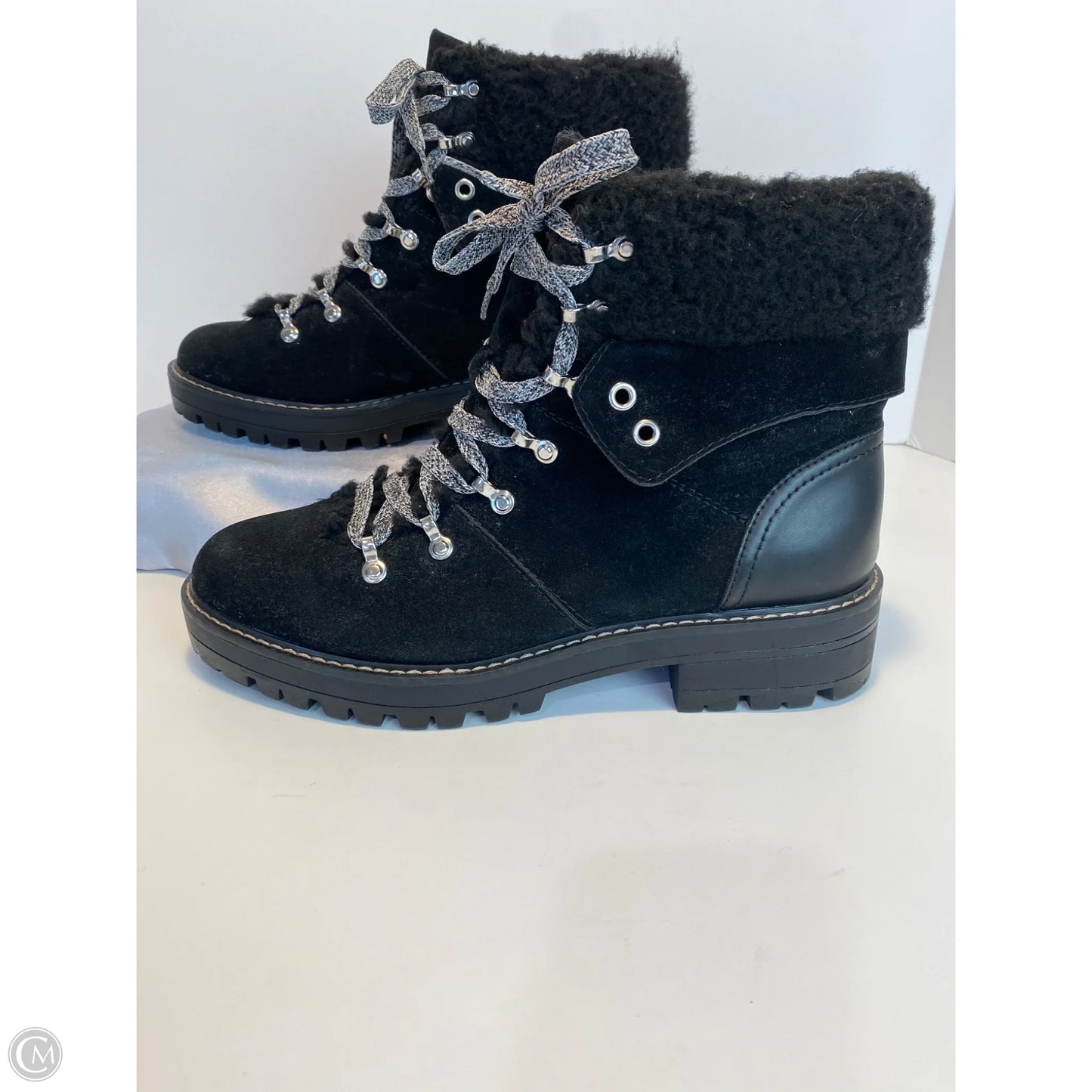 Boots Hiking By Time And Tru In Black, Size: 10