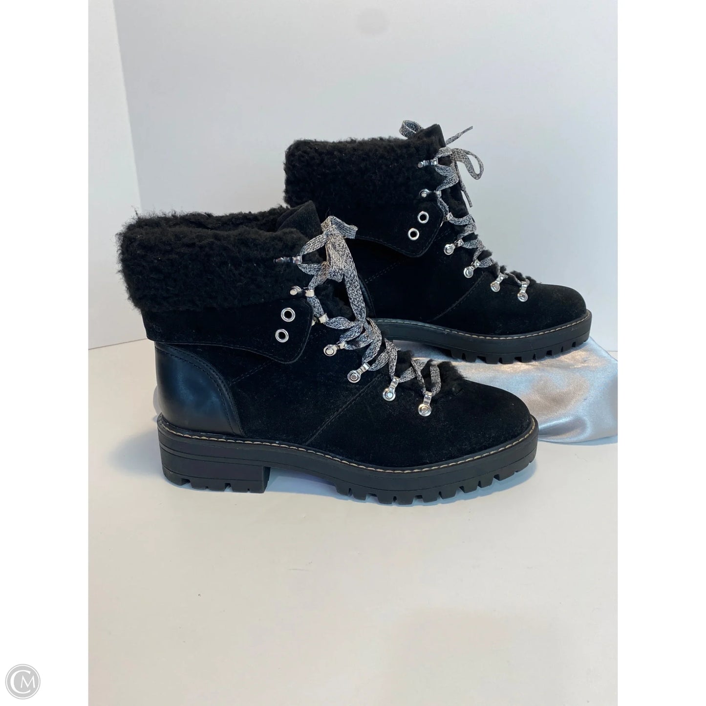Boots Hiking By Time And Tru In Black, Size: 10