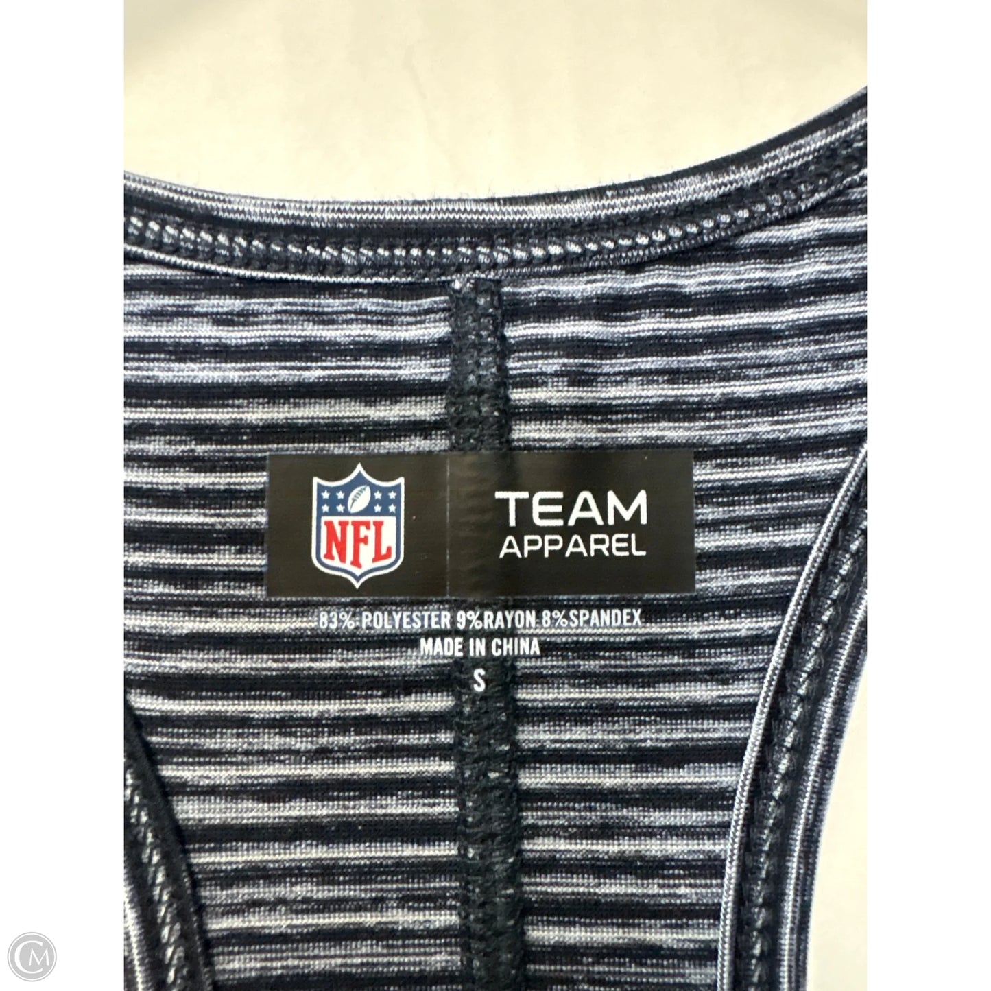 Top Sleeveless By Nfl In Blue, Size: S