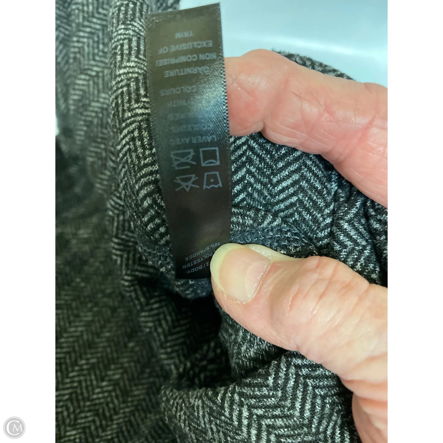 Pants Leggings By Kyodan In Grey, Size: Xl