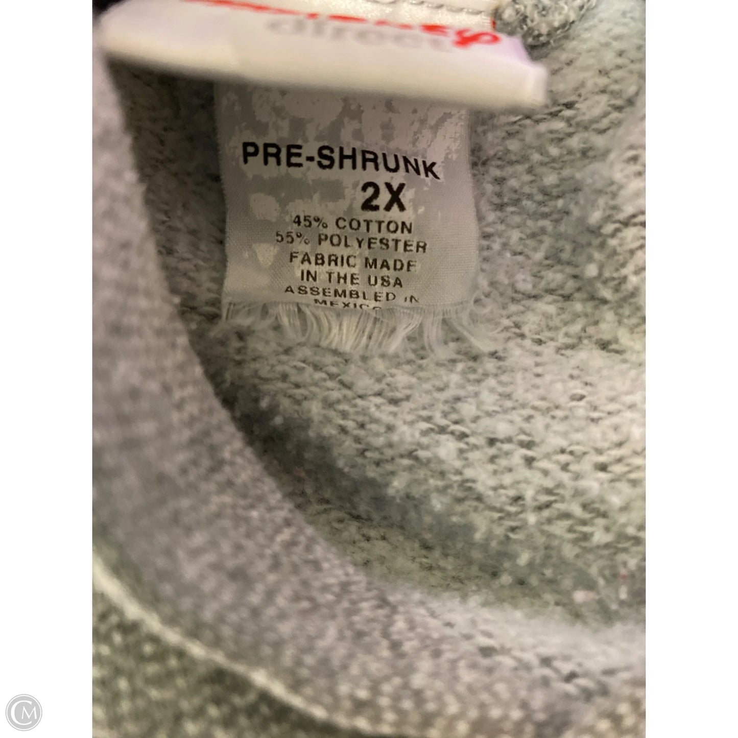 Sweatshirt Hoodie By Disney Store In Grey, Size: 2x