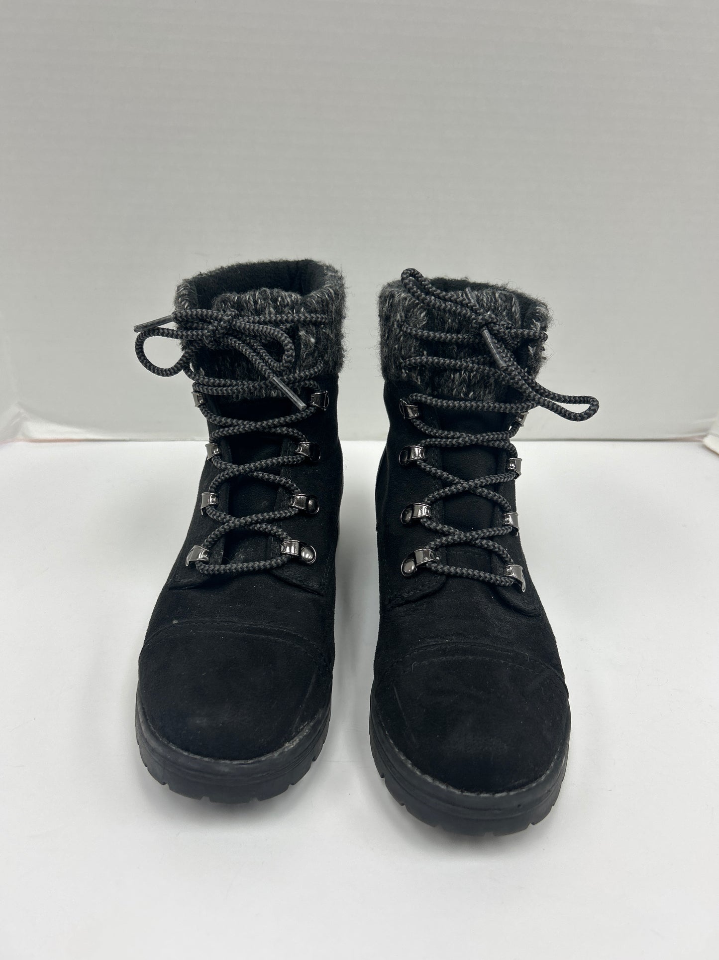 Boots Ankle Flats By Universal Thread In Black, Size: 7