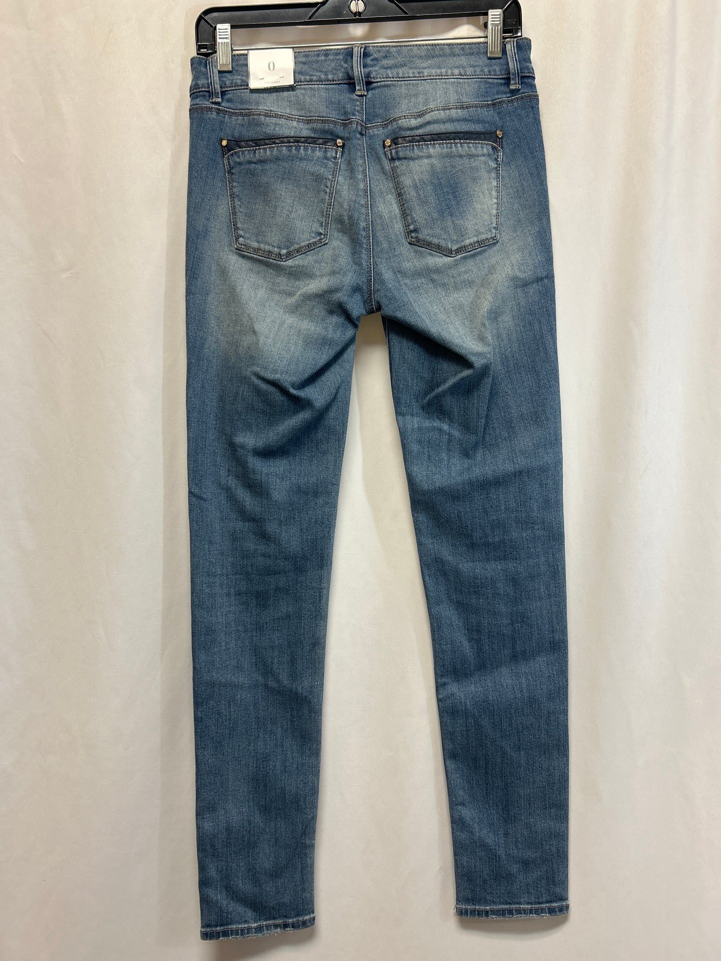 Jeans Skinny By White House Black Market In White Denim, Size: 0