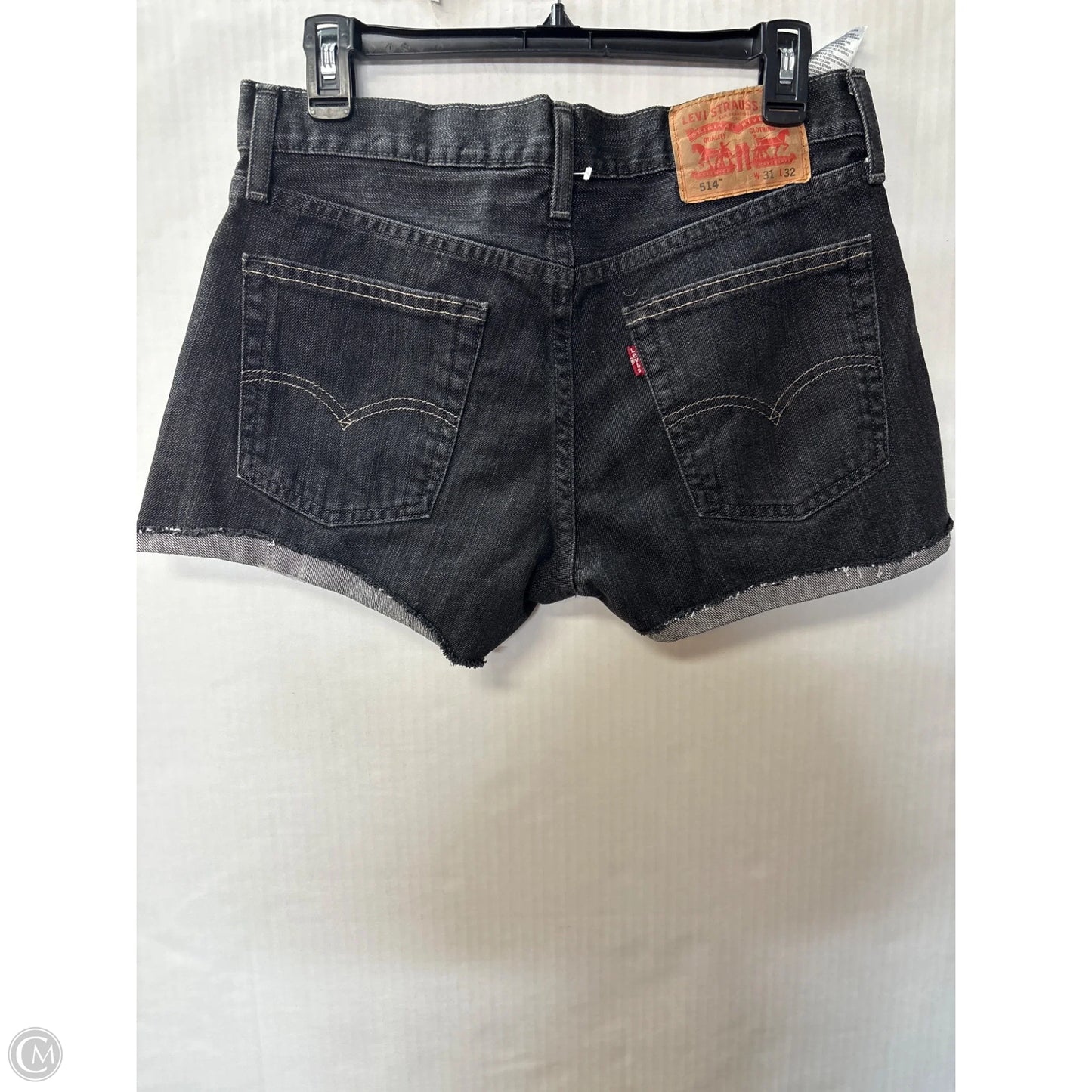 Shorts By Levis In Black Denim, Size: 0