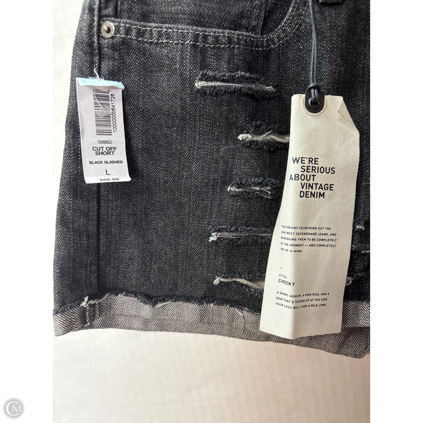 Shorts By Levis In Black Denim, Size: 0