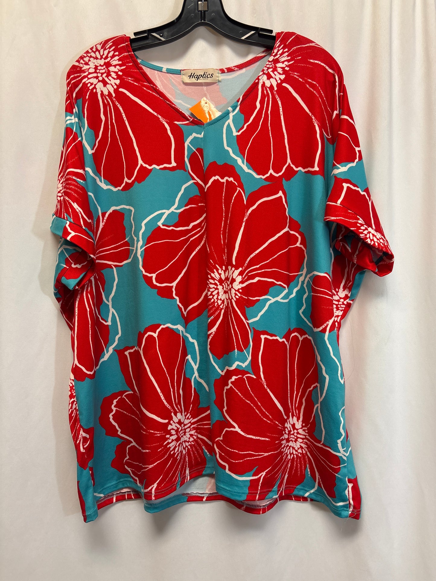 Top Short Sleeve By Haptics Size: 1x