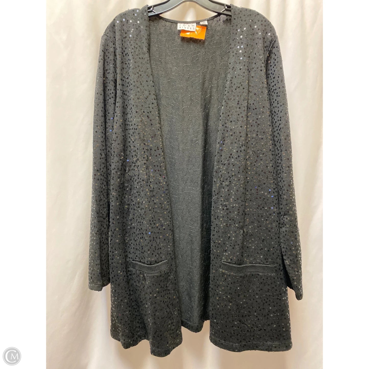 Cardigan By Joan Rivers In Black, Size: 1x