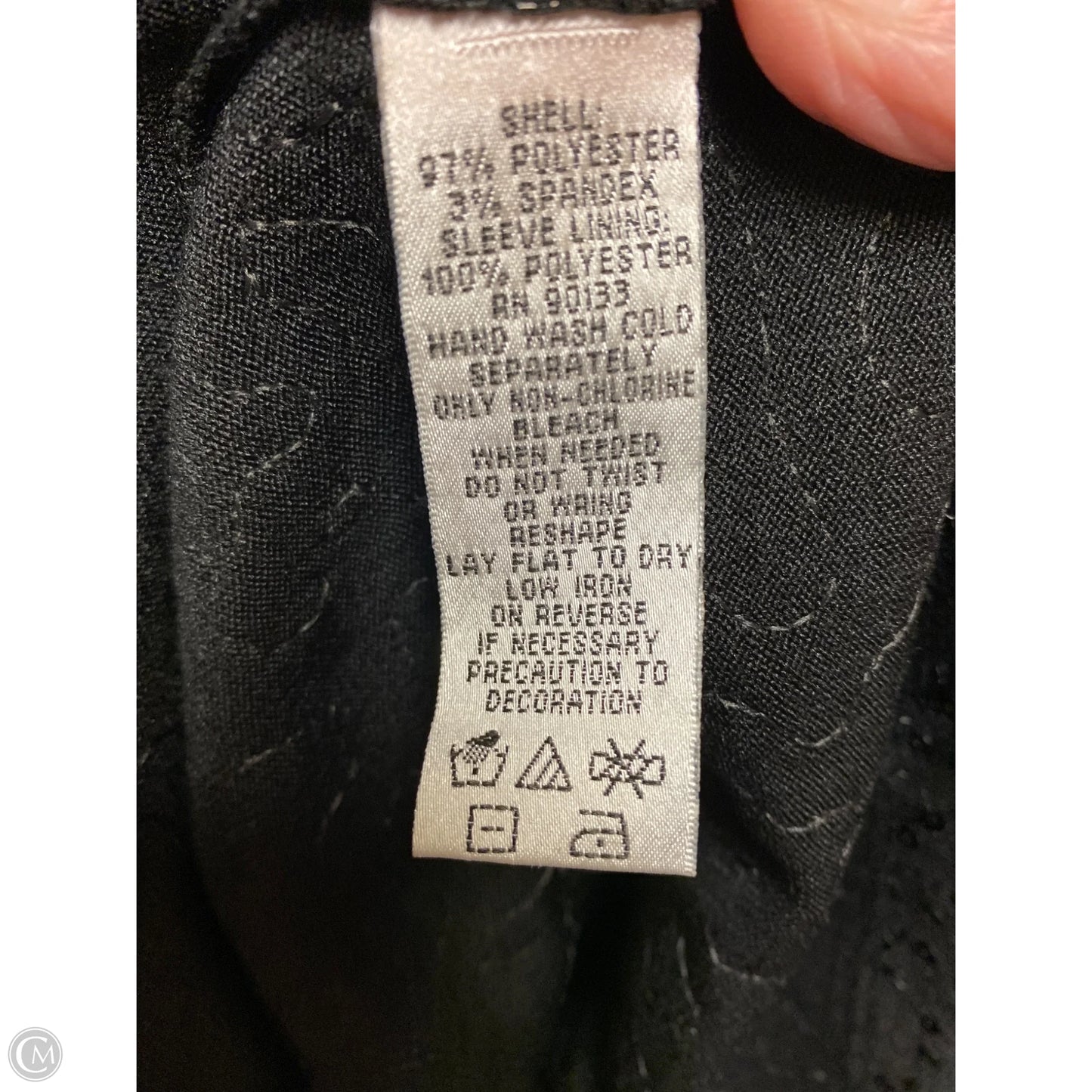 Cardigan By Joan Rivers In Black, Size: 1x