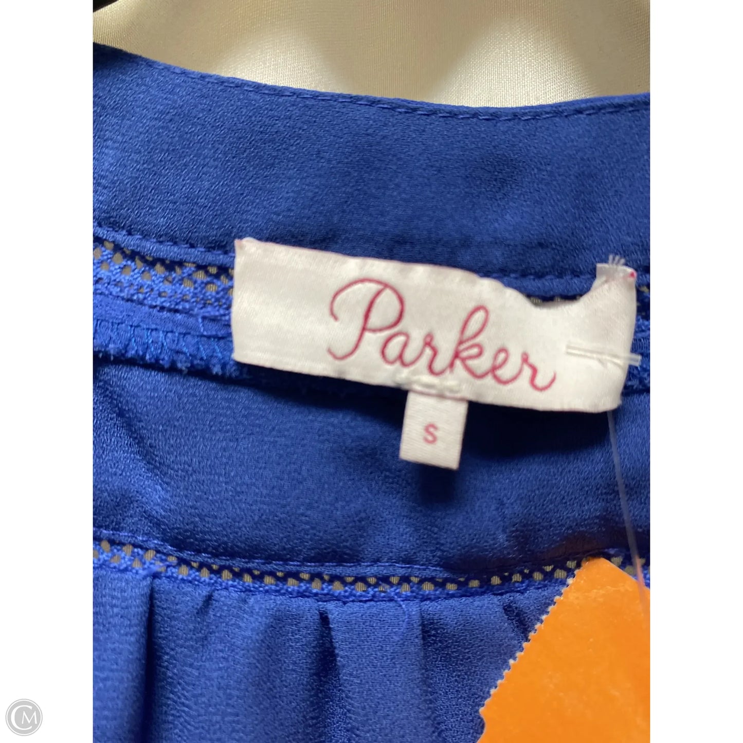 Top Long Sleeve By Parker In Blue, Size: S