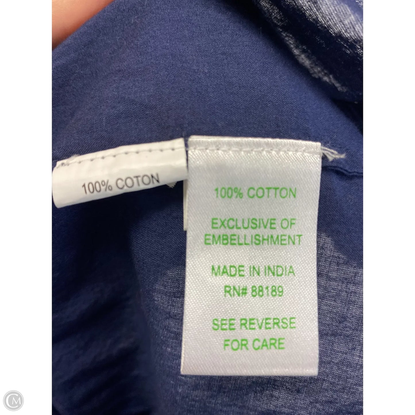 Tunic Designer By Lilly Pulitzer In Blue, Size: M