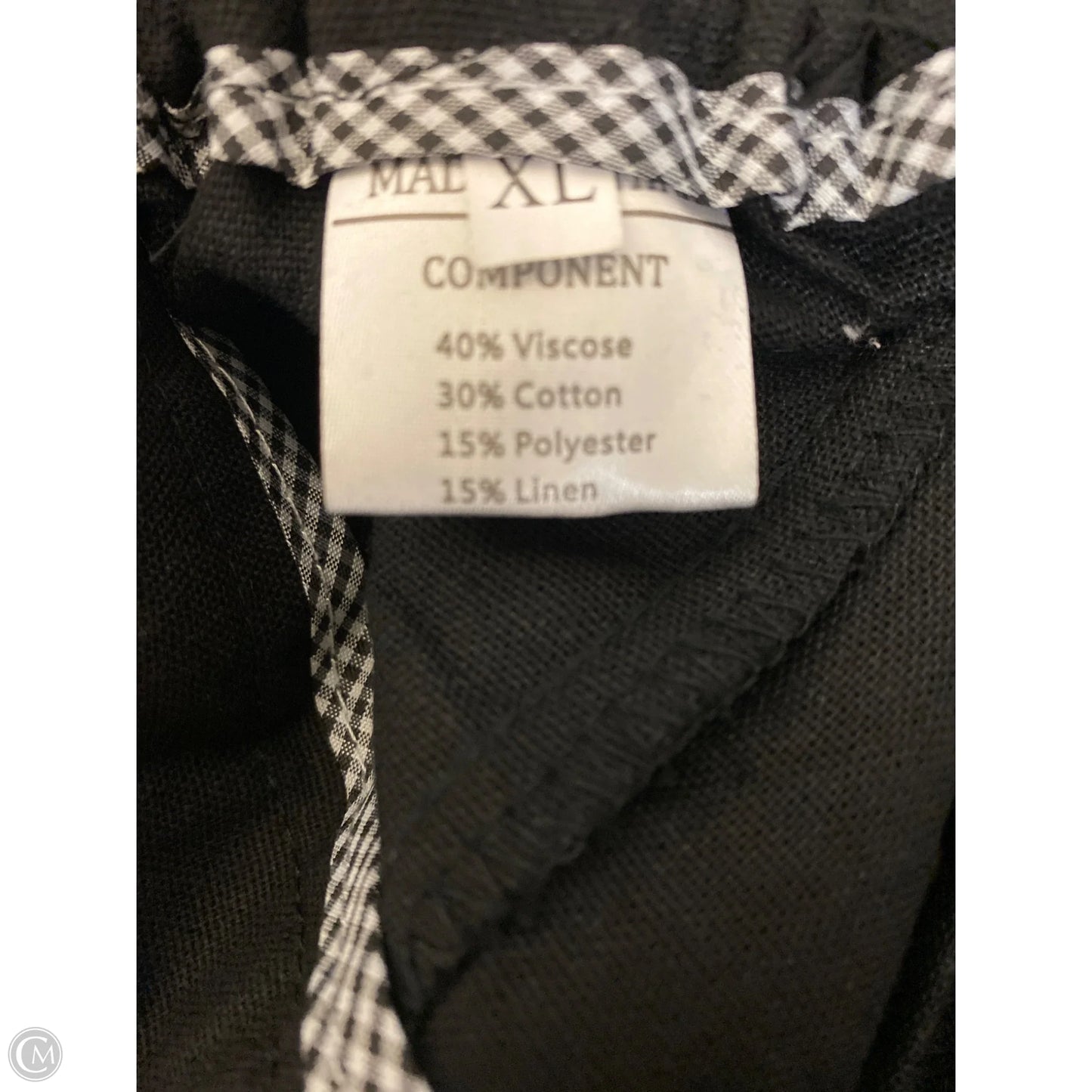 Pants Wide Leg By Cmf In Black, Size: Xl
