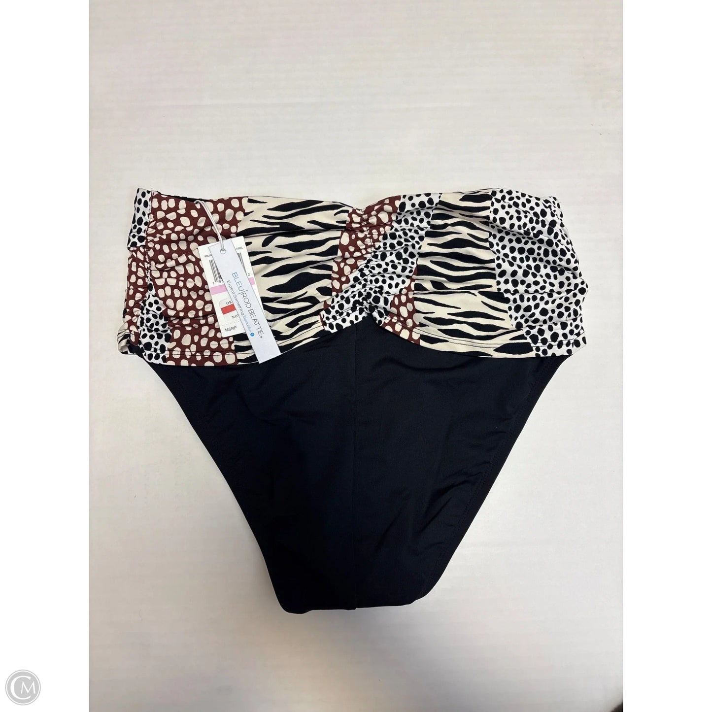 Swimsuit Bottom By Bleu In Black, Size: S