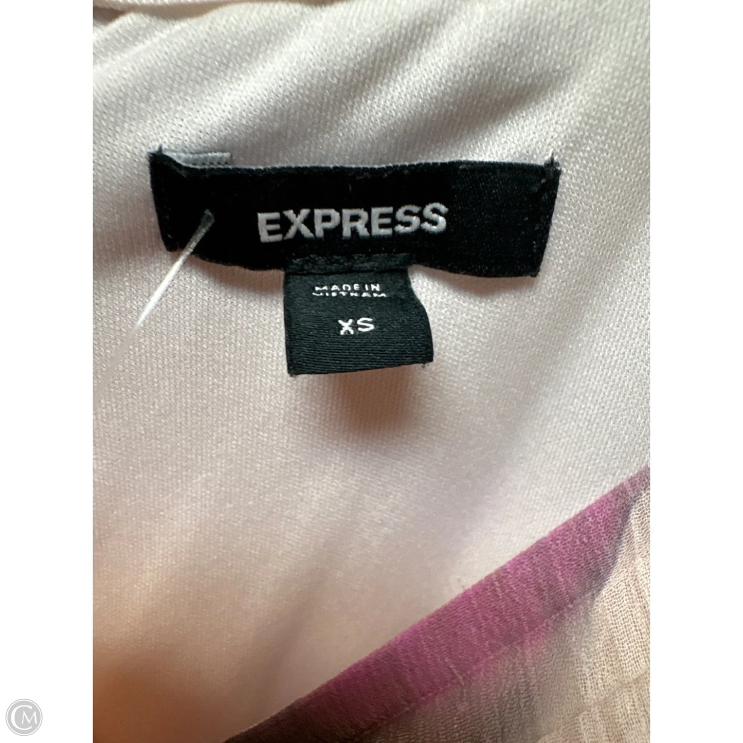 Dress Casual Maxi By Express In Pink, Size: Xs