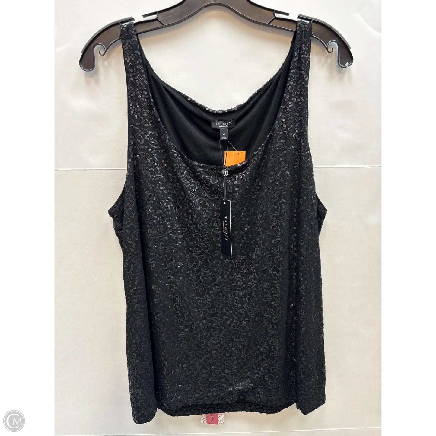Tank Top By Talbots In Black, Size: Xl