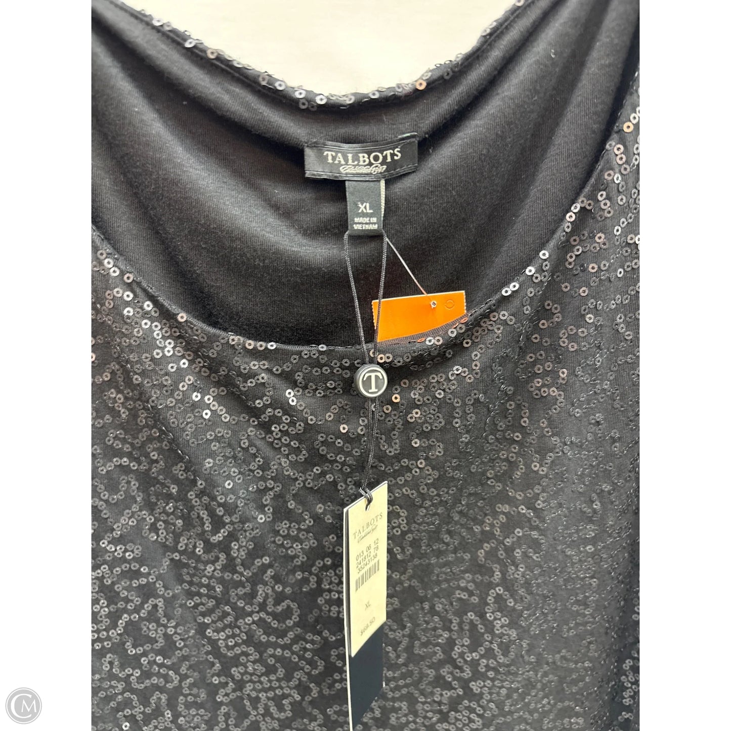 Tank Top By Talbots In Black, Size: Xl