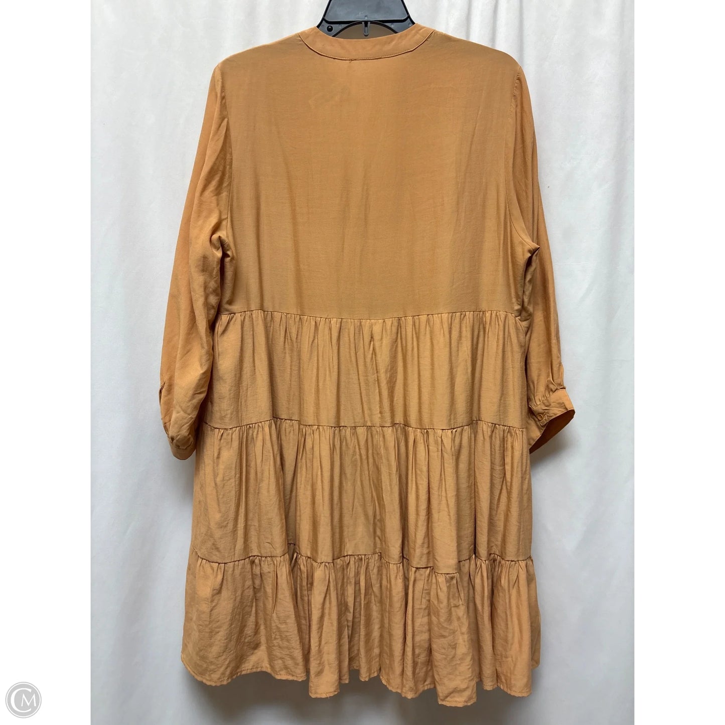 Dress Casual Midi By Entro In Orange, Size: L
