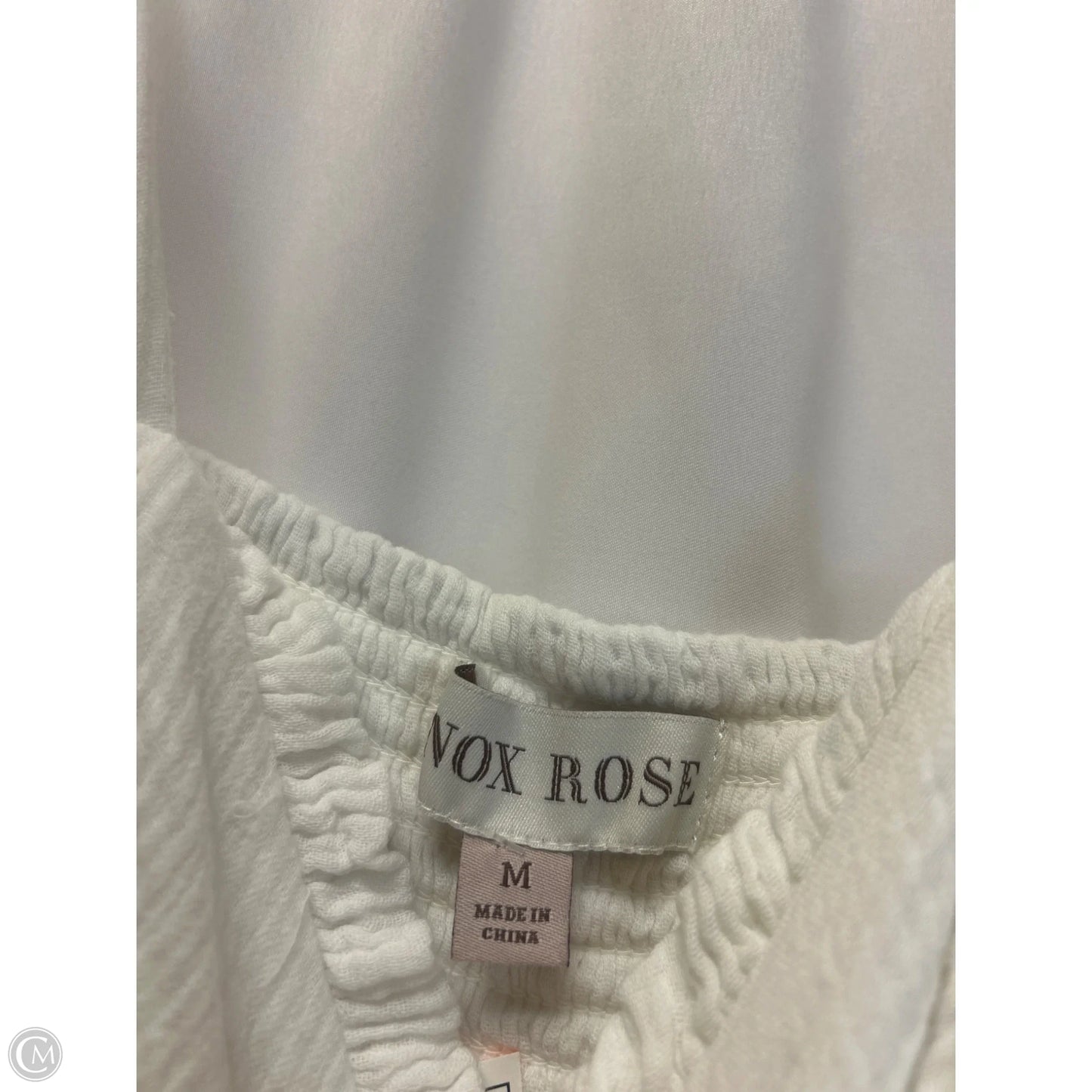 Dress Casual Maxi By Knox Rose In White, Size: M