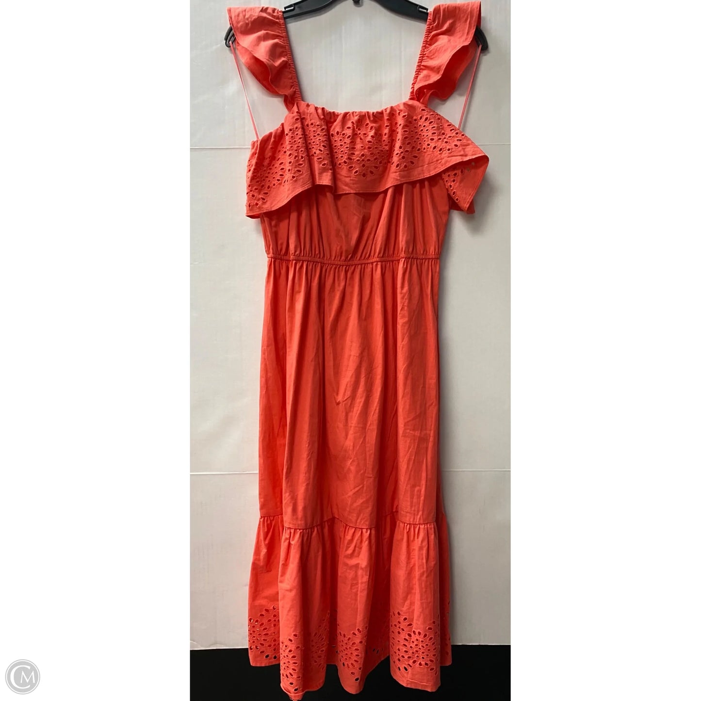 Dress Casual Midi By Lc Lauren Conrad In Peach, Size: M