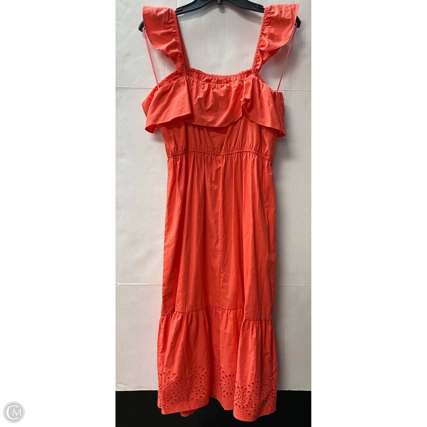 Dress Casual Midi By Lc Lauren Conrad In Peach, Size: M