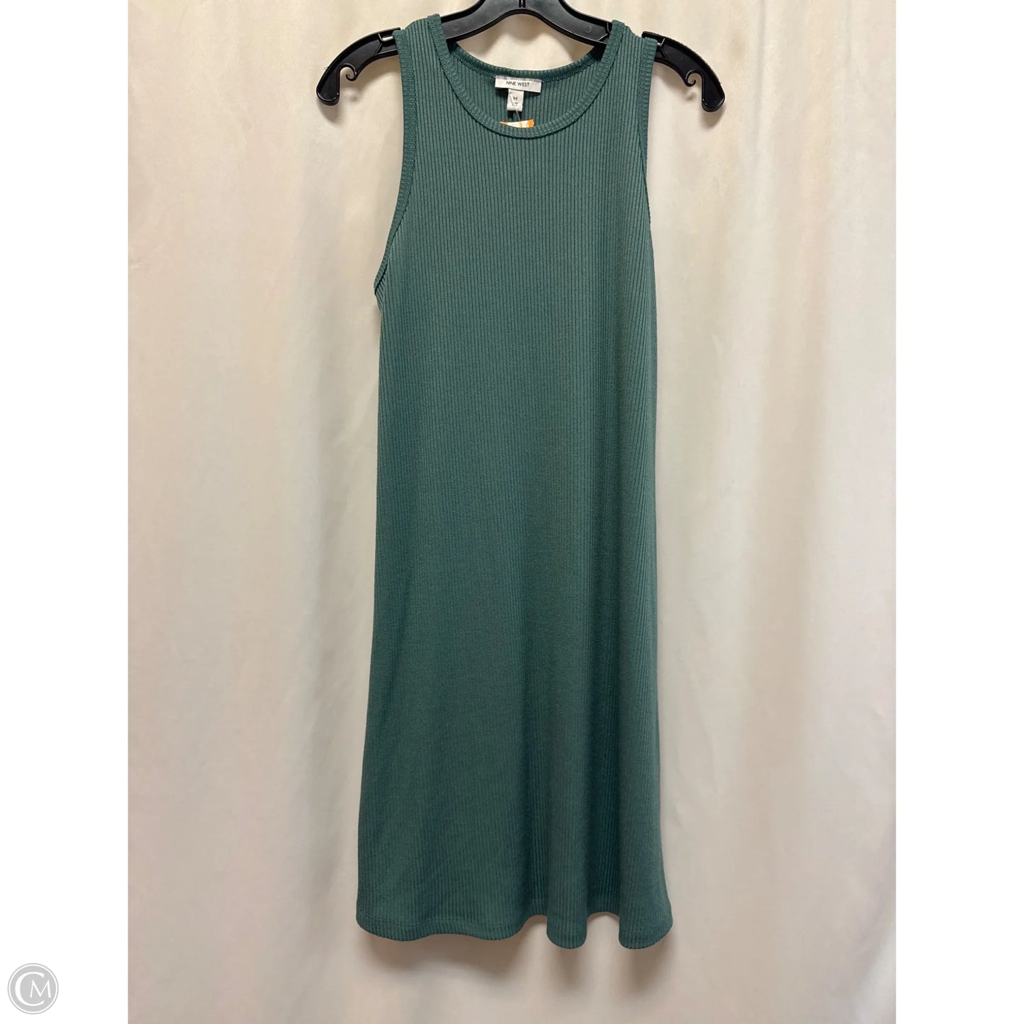 Dress Casual Midi By Nine West In Green, Size: M