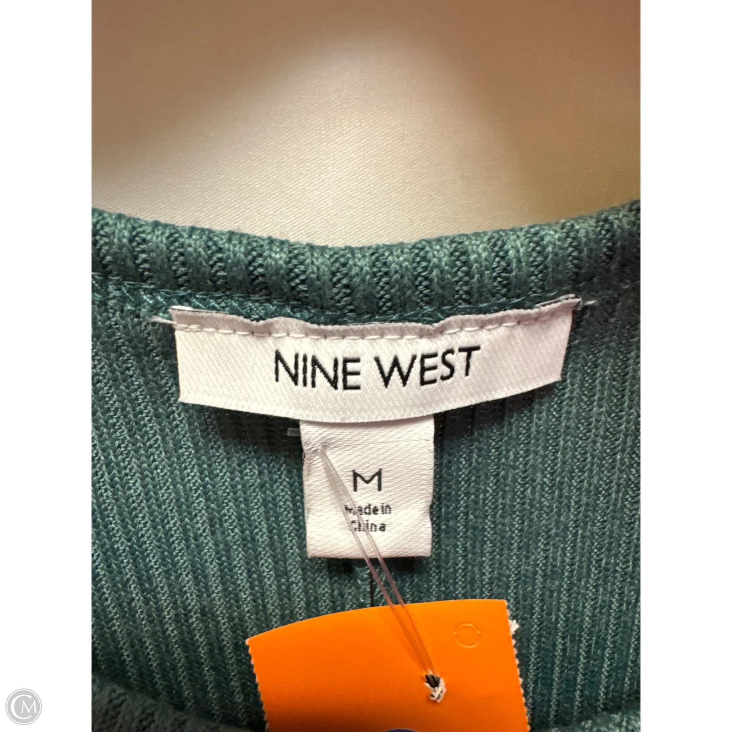 Dress Casual Midi By Nine West In Green, Size: M