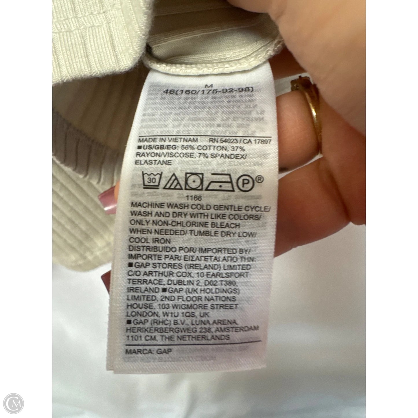 Dress Casual Midi By Gap In Beige, Size: M