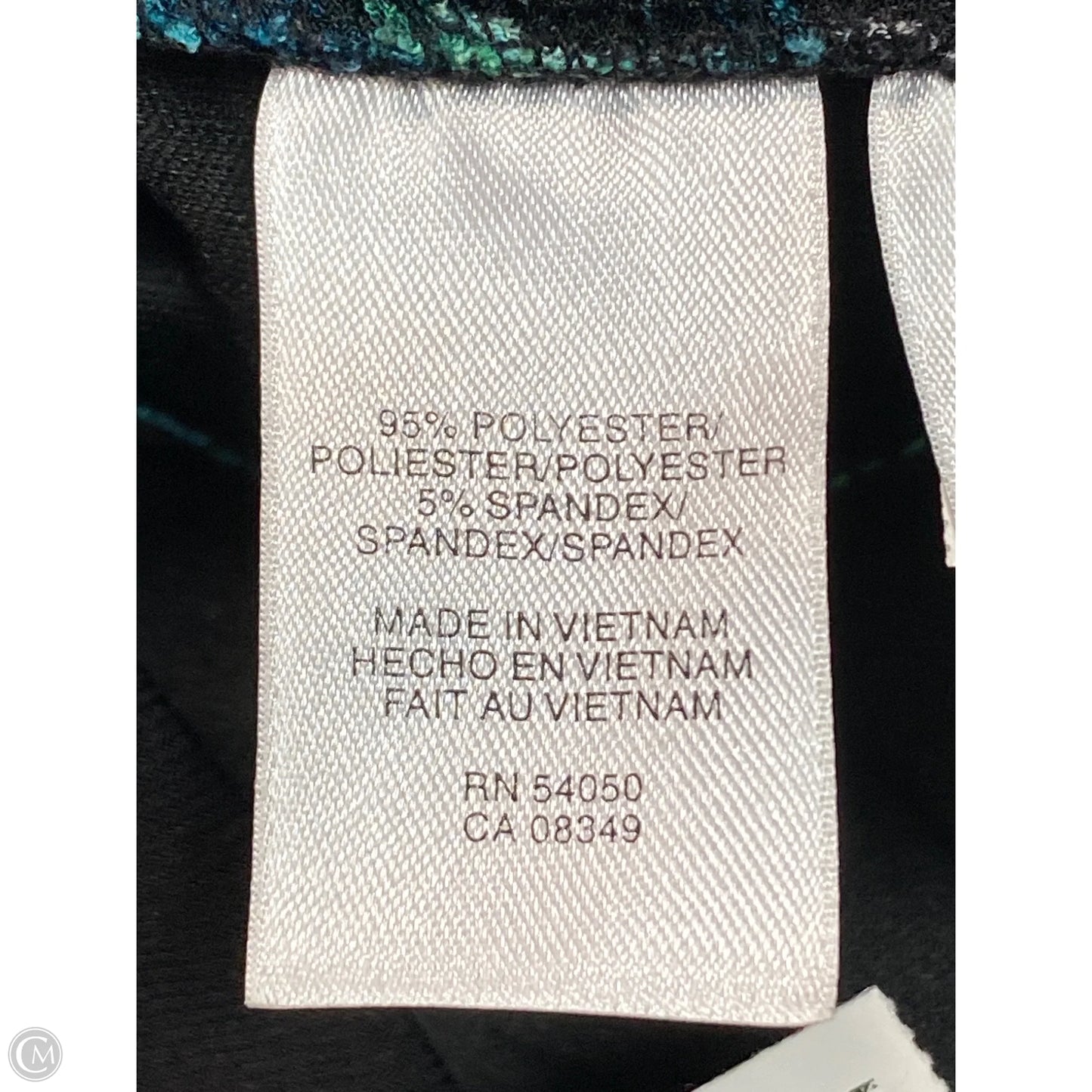 Dress Casual Midi By Evan-picone In Blue & Green, Size: L