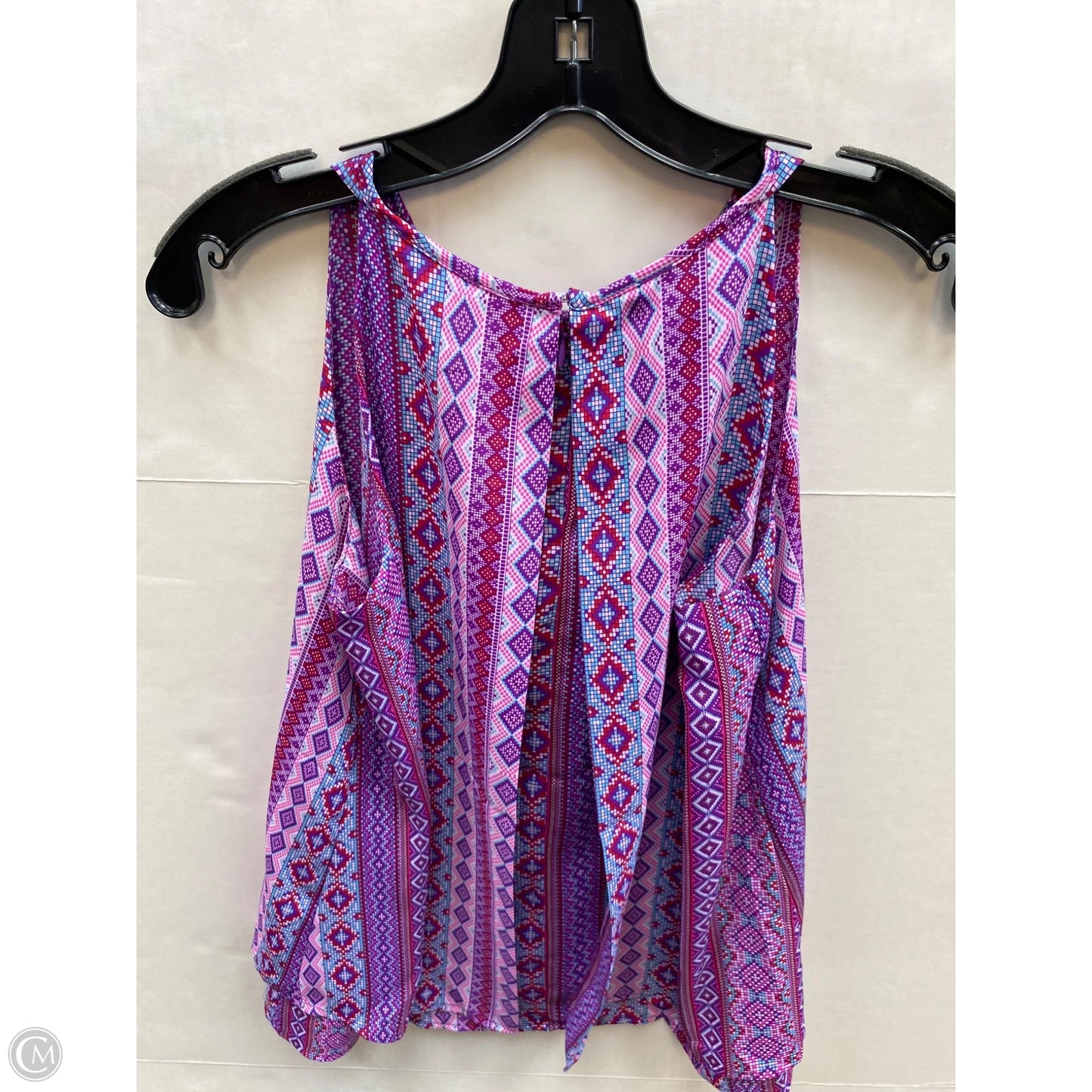 Top Sleeveless By Zac And Rachel In Purple, Size: S