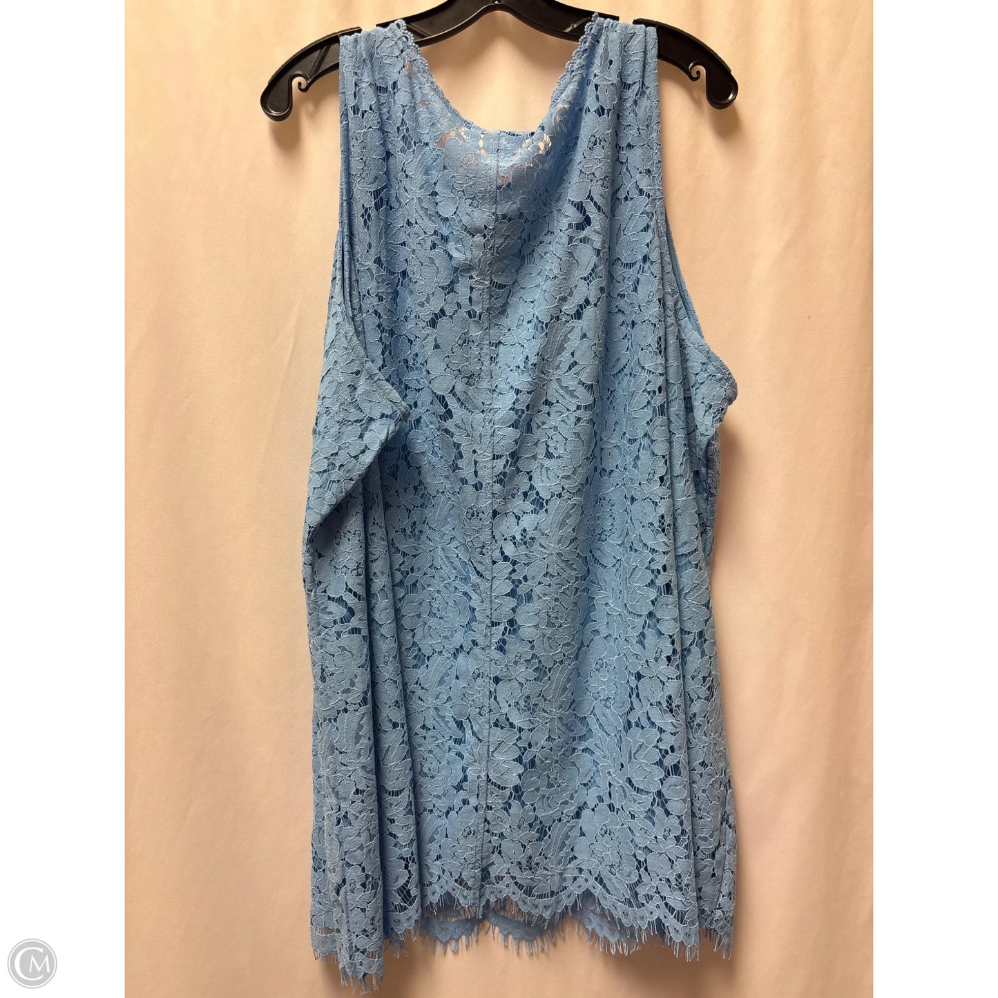 Top Sleeveless By Isaac Mizrahi Live Qvc In Blue, Size: 4x