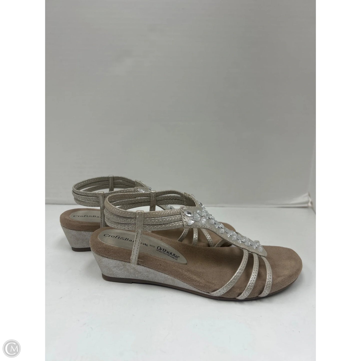 Sandals Flats By Croft And Barrow In Gold, Size: 6.5