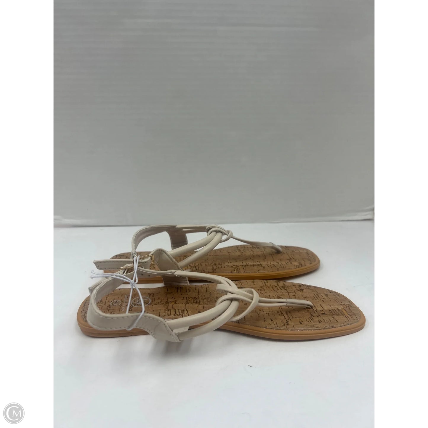Sandals Flats By Cmf In Beige, Size: 10