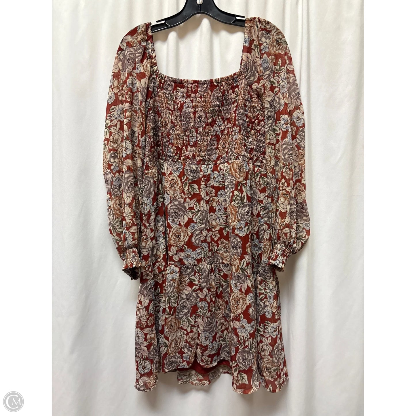Dress Casual Midi By Maurices In Red, Size: Xl
