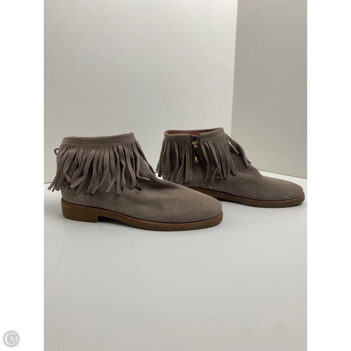 Boots Designer By Kate Spade In Taupe, Size: 8.5