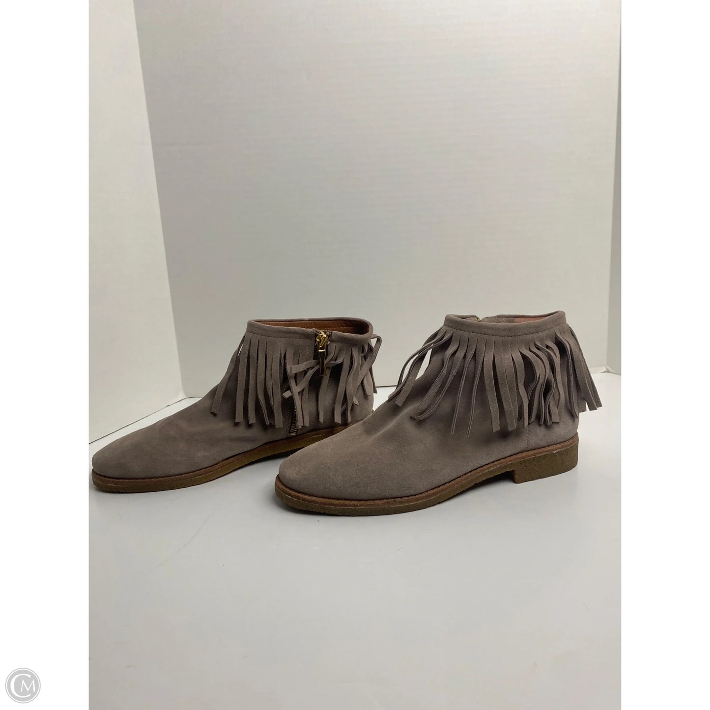 Boots Designer By Kate Spade In Taupe, Size: 8.5