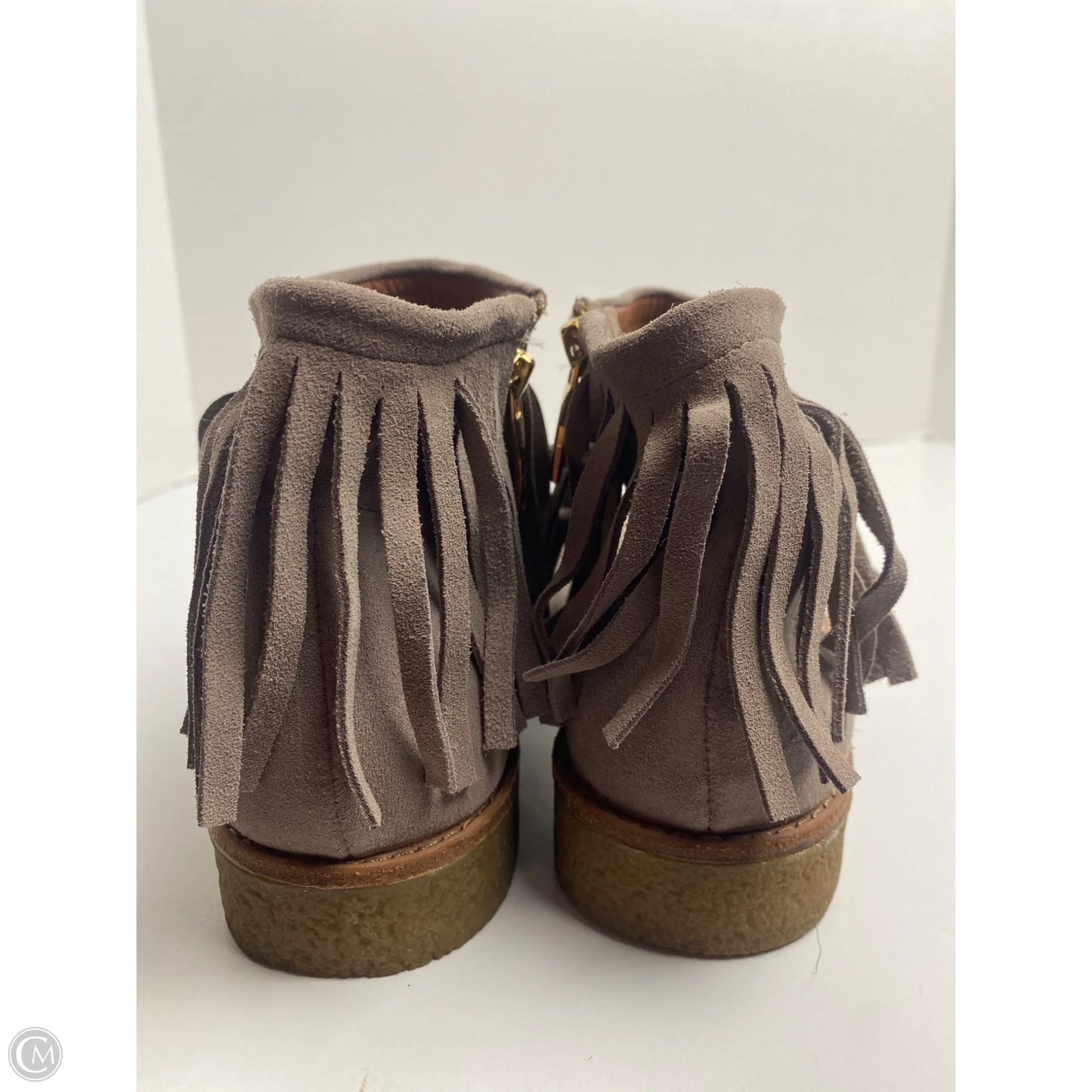 Boots Designer By Kate Spade In Taupe, Size: 8.5