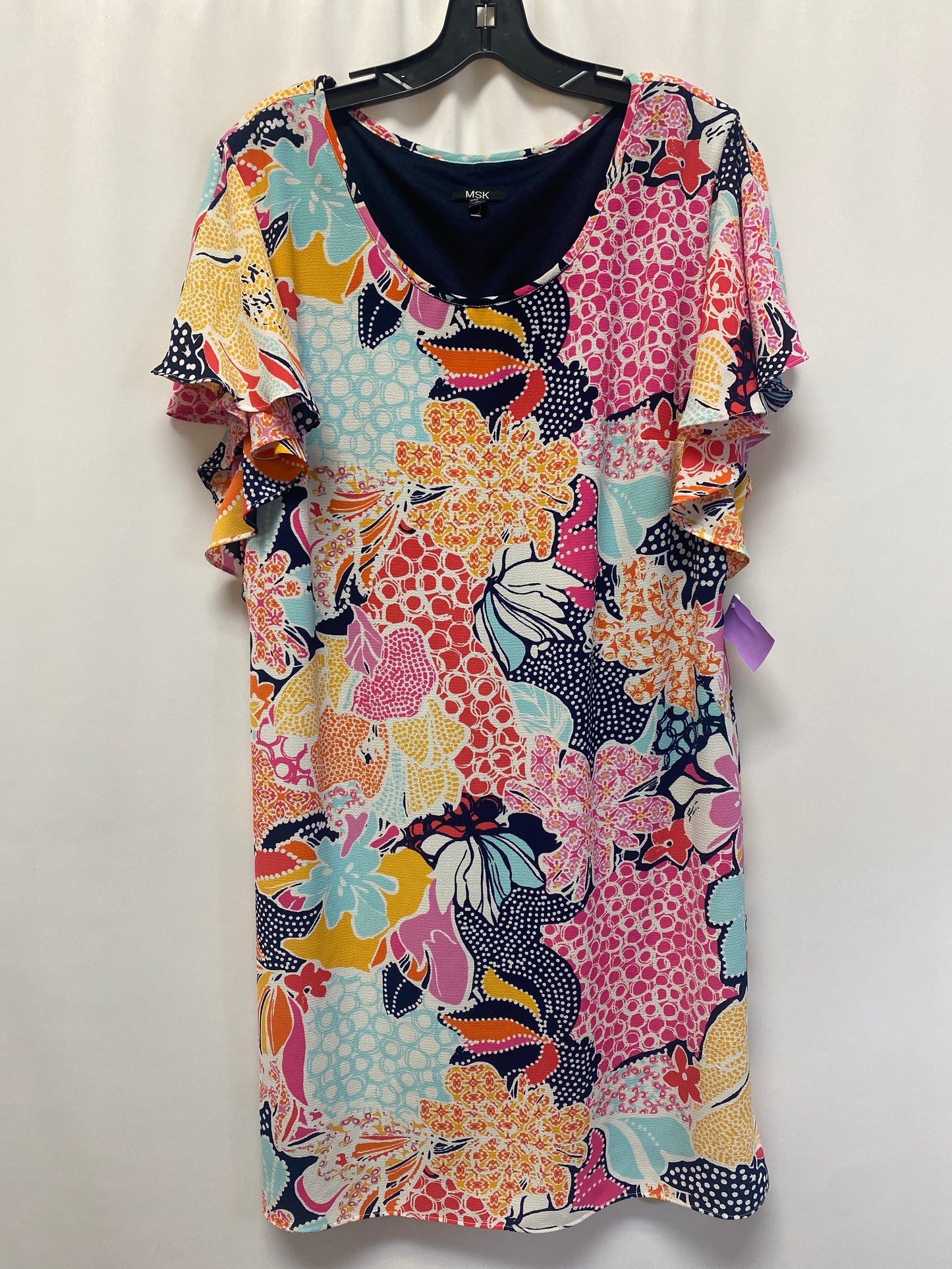 Dress Casual Midi By Msk Size: L