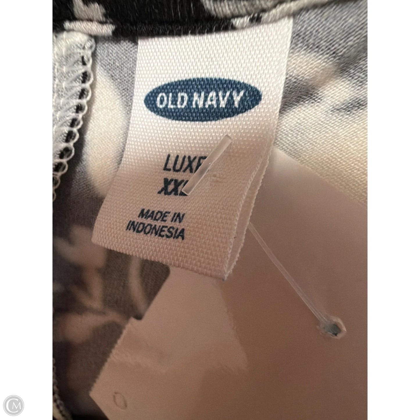 Tank Top By Old Navy In Black & White, Size: Xxl