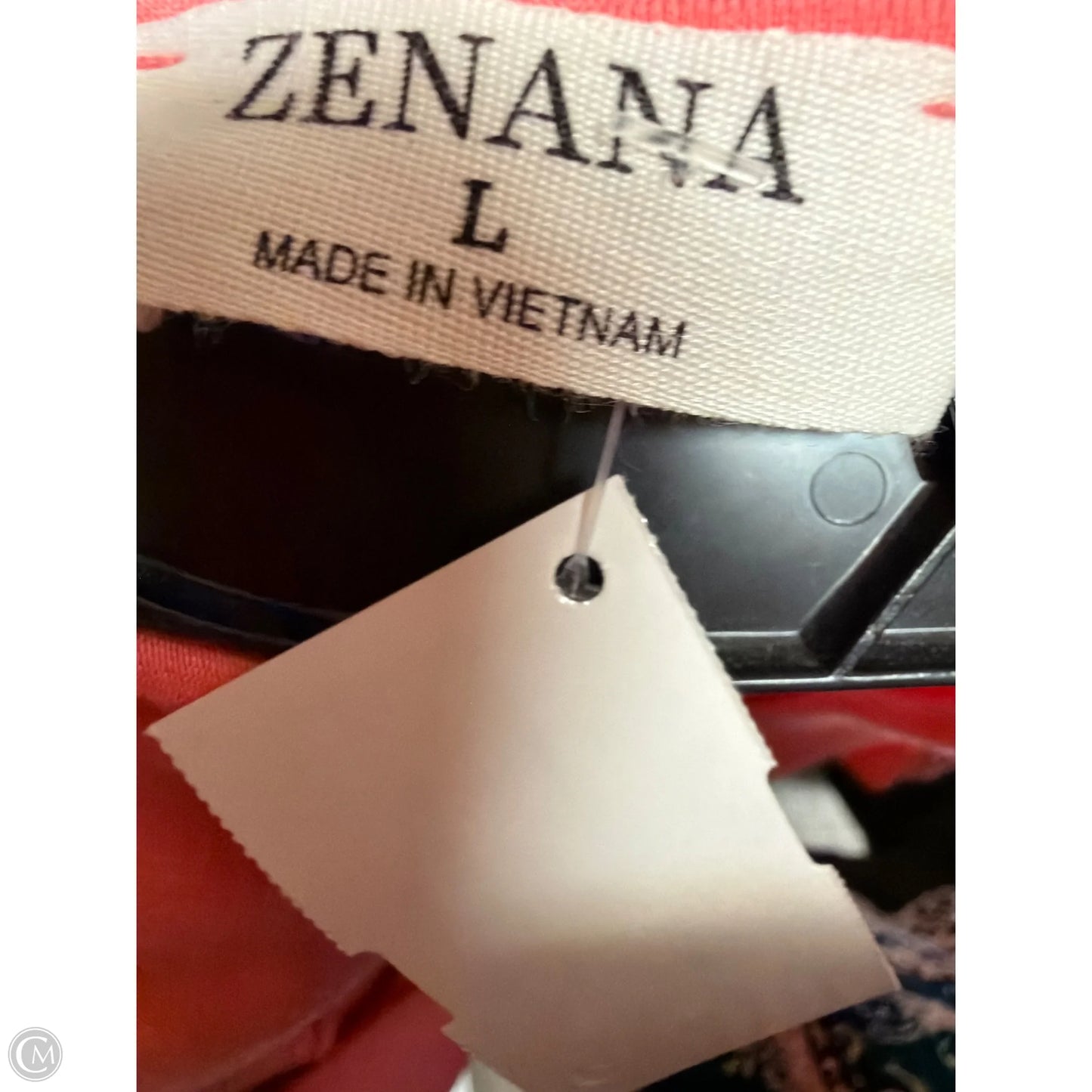 Tank Top By Zenana Outfitters In Peach, Size: L
